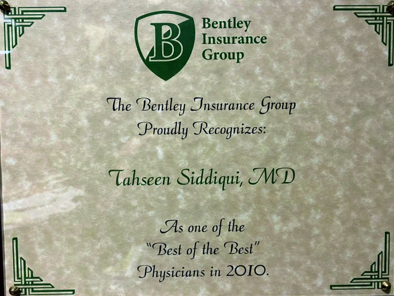 Bentley Insurance Group — “Best of the Best” Physicians